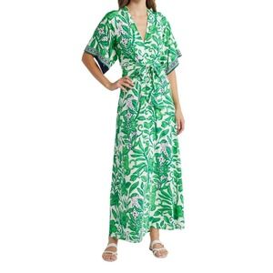 sweetheart midi dress in linen-cotton blend Block-Printed Cotton so you look polished Honeywood vintage 1930s Off Shoulder Fit Knitted Color:Natural Palm